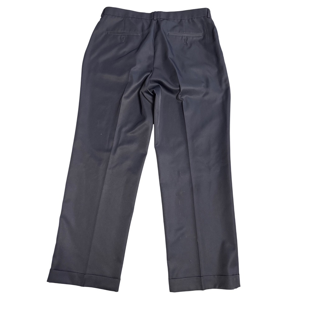 Perry Ellis Portfolio Mens Flex Stretch Classic Fit Dress Pants Navy 34x29 - Picture 2 of 6